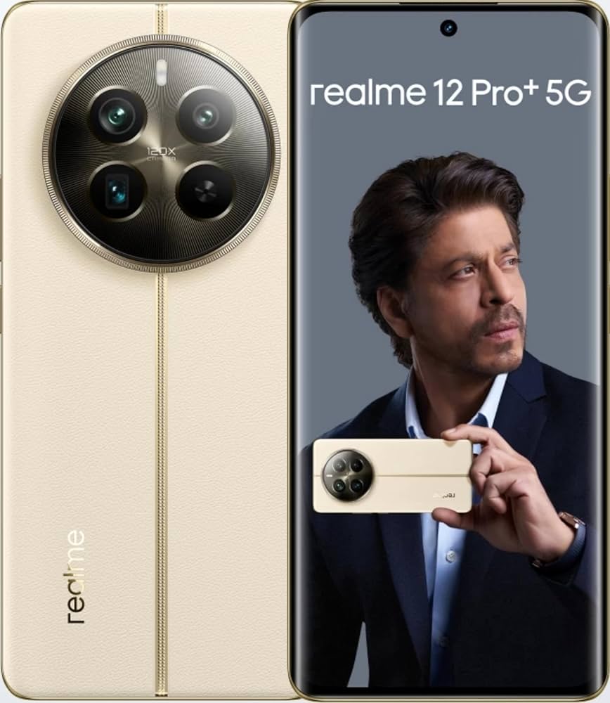 realme 12 Pro+ 5G (Navigator Beige, 12GB RAM, 256GB Storage